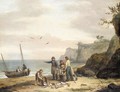 Fisherman landing the catch - Thomas Luny