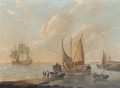 Shipping of a beach - Dutch School