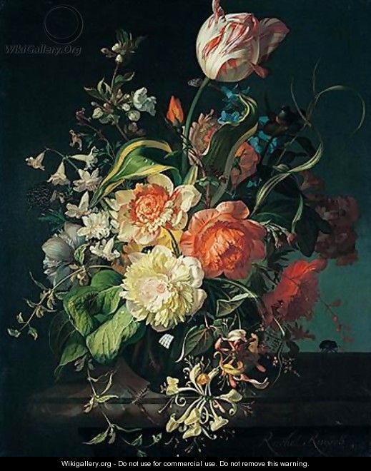Still life of flowers - Rachel Ruysch
