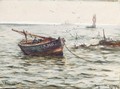 Fishing boat at anchor - James MacMaster