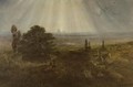 View Of London From Highgate Cemetery With St.Paul's Beyond - Bernard Walter Evans