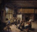 Peasant Family In An Interior - Adriaen Jansz. Van Ostade