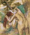 Baigneuse Au Bord De L'Eau - Edgar Degas