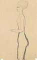 Femme Nue De Profil, Bras En Angle Droit - Amedeo Modigliani