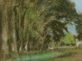 L'Allee Ensoleillee Du Parc - Edouard (Jean-Edouard) Vuillard