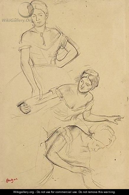 Etude De Danseuse - Edgar Degas