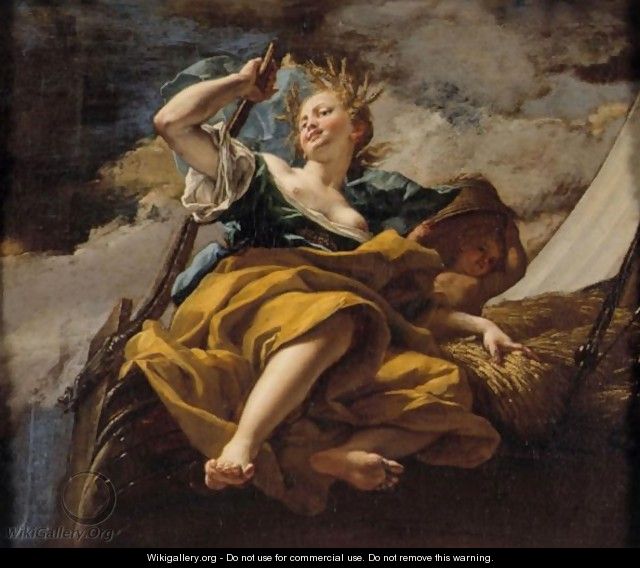 Ceres (Allegory Of Summer) - (after) Bartolomeo Guidobono