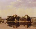 View Of The Isle Of Barbe On The Saone River, Lyon - Andre-Jean-Antoine Despois