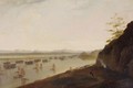 View Of Whampoa (Huangpu) Beach, China - William Daniell, R. A.