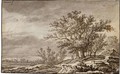 Dune Landscape With A Clump Of Trees And A Cottage - Adriaen Hendricksz Verboom