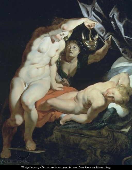 Cupid And Psyche - Peter Paul Rubens