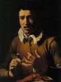 A Boy Bitten By A Crab (An Allegory Of The Sense Of Touch) - (after) Michelangelo Merisi Da Caravaggio