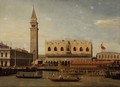 The Bucintoro At The Molo On Ascension Day, Venice - (after) (Giovanni Antonio Canal) Canaletto