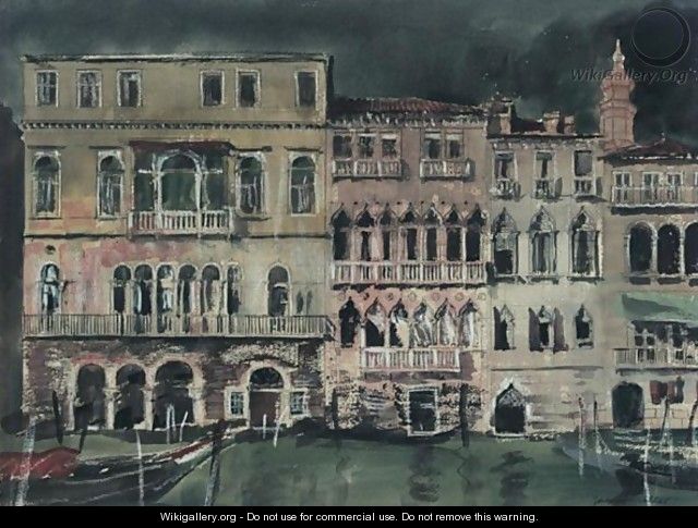 The Palace, Venice By Night - James Miller