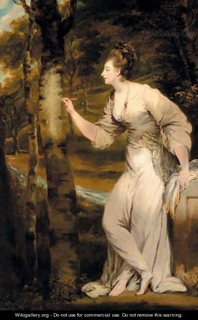 Portrait Of Mrs Lloyd - (after) Sir Joshua Reynolds