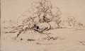 Paysage Aux Rochers, Fontainebleau - Theodore Rousseau