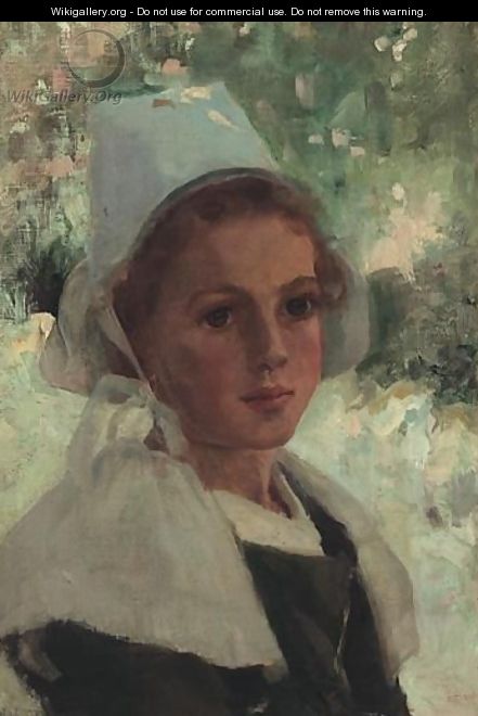 Breton Girl - Margaret Campbell Macpherson