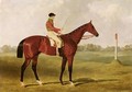 Phosphorus, A Bay Racehorse With George Edwards Up, On A Racecourse - John Frederick Herring Snr