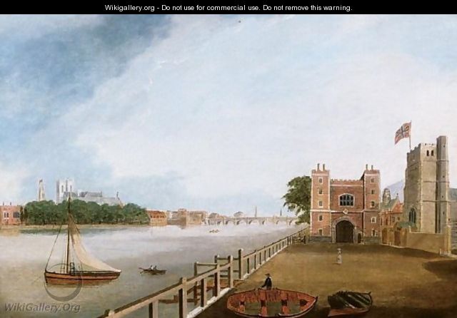 The Thames From Lambeth - Daniel Turner