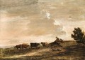 Open Landscape With Rustics And Cattle - Thomas Gainsborough