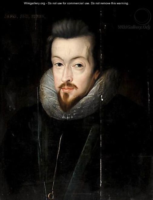 Portrait Of Robert Cecil, 1st Earl Of Salisbury (1563-1612) - (after) John De Critz