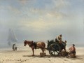 Unloading The Catch - Johannes Hermann Barend Koekkoek