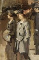 Two Cockney Girls, London - Isaac Israels