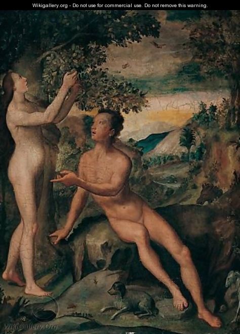 The Temptation Of Adam - (after) Giovanni Balducci