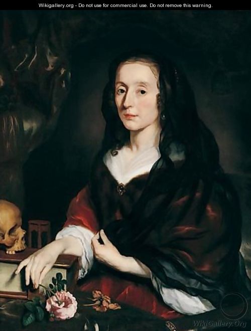 Portrait Of A Lady, Seated, In Widow
