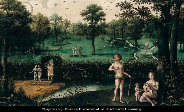 The Garden Of Eden - Lucas Gassel