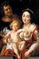 Venus And Cupid With A Flute-Player - (after) Jacob Jordaens