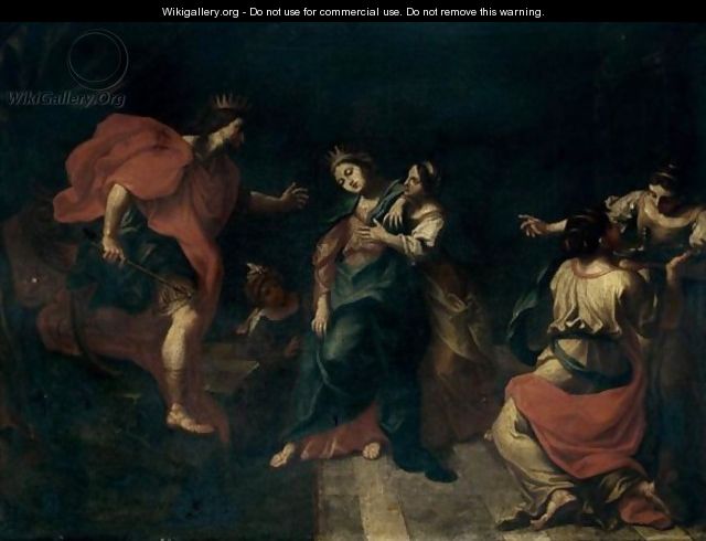 Esther And Ahasuereus - (after) Giovanni Gioseffo Da Sole