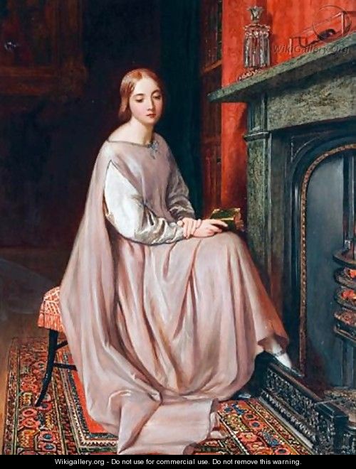 Fireside Thoughts - Charles West Cope