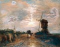 Coastal Landscape With Windmill - (after) James Webb