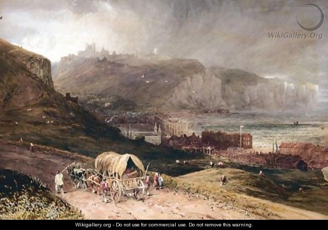 Soldiers With A Waggon Approaching Dover - (after) Cox, David