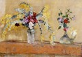 Deux Vases De Fleurs - Henri Lebasque