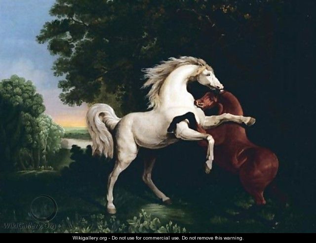 Horses Fighting - (after) Stubbs, George