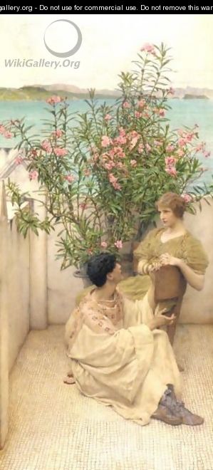 A Peaceful Roman Wooing - Sir Lawrence Alma-Tadema