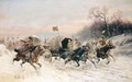 The Convoy In The Snow - Constantin Stoiloff