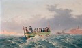 Figures In A Rowing Boat, Valetta Harbour, Malta - (after) Girolamo Gianni