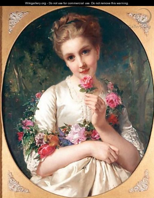 The Flower Girl - Henri Guillaume Schlesinger