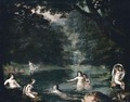 Nymphs In A Pool - French School