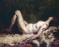 Nude Reclining On Fur - French School