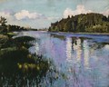 River From The Reed Beds - Sergey Arsenievich Vinogradov