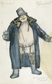 Costume Design For A Merry-Maker - Boris Kustodiev