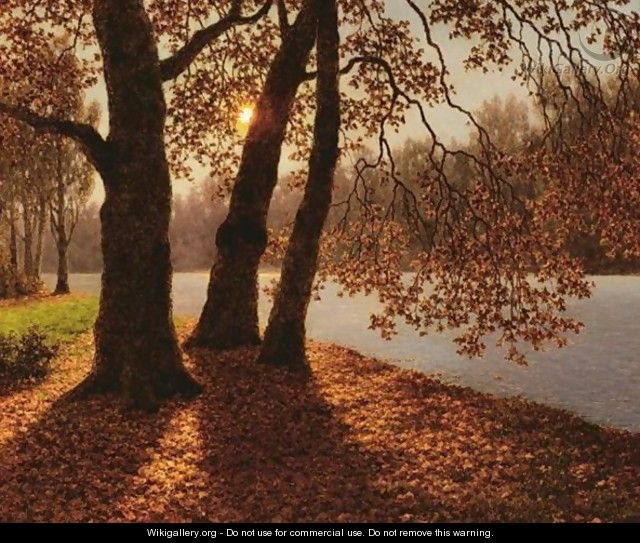 Golden Autumn - Ivan Fedorovich Choultse