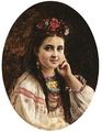 Young Russian Beauty - Konstantin Egorovich Egorovich Makovsky