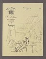 Cafe Des Tribunaux, Dieppe - Sir William Newenham Montague Orpen