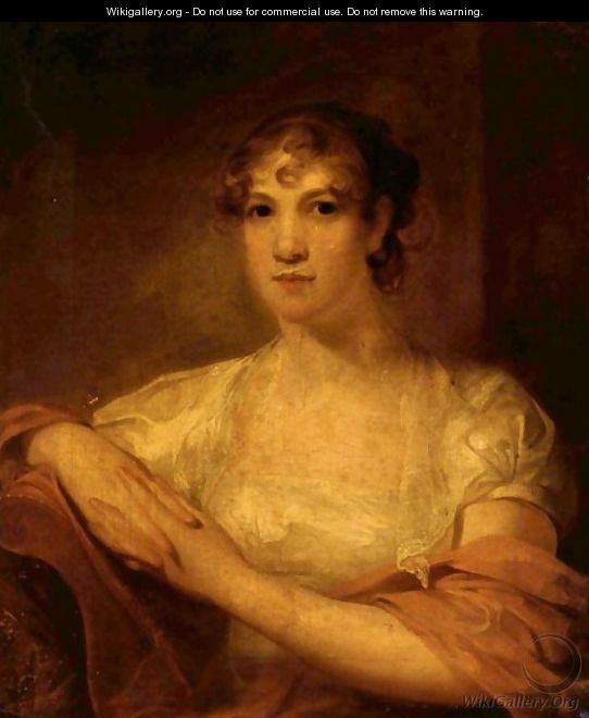 Portrait Of Mary Myers Hale - Thomas Sully