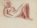 Female Nude With Both Knees Bent - Roderic O'Conor